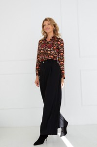 Koszula czarna taliowana FALL CHIC BLACK