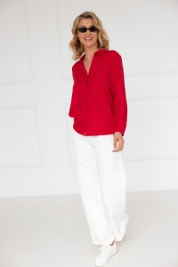 Koszula luźna czerwona LOVE