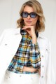 Koszula_LaWoman_krata_flanela_Slim_fit_Turkus_04.jpg