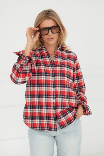 Koszula_flanelowa_krata_z_czerwonym_Cozy_Navy_Red_LaWoman_05b.jpg